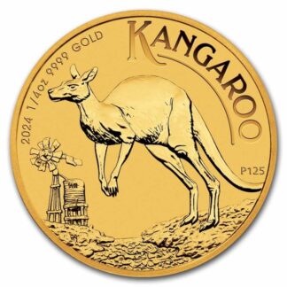 Reverso moneda 1/4 Oz. canguro