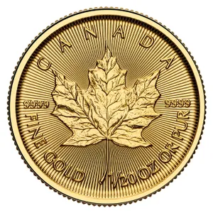 Reverso moneda 1/20 Oz. hoja
