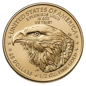 Reverso moneda 1/2 Oz. águila