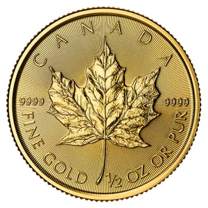 Reverso moneda 1/2 Oz. hoja
