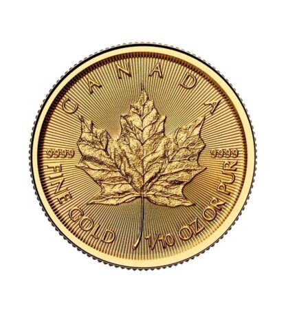 Reverso moneda 1/10 Oz. hoja