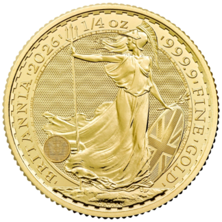 Moneda de oro 1/4 oz. 999,9mls BRITANNIA